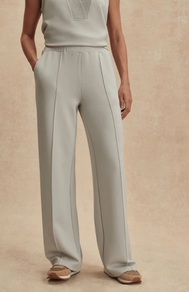 WIDE LEG PANT 30" in BLUE CLAY-Varley-FLOW BY NICOLE CANADA