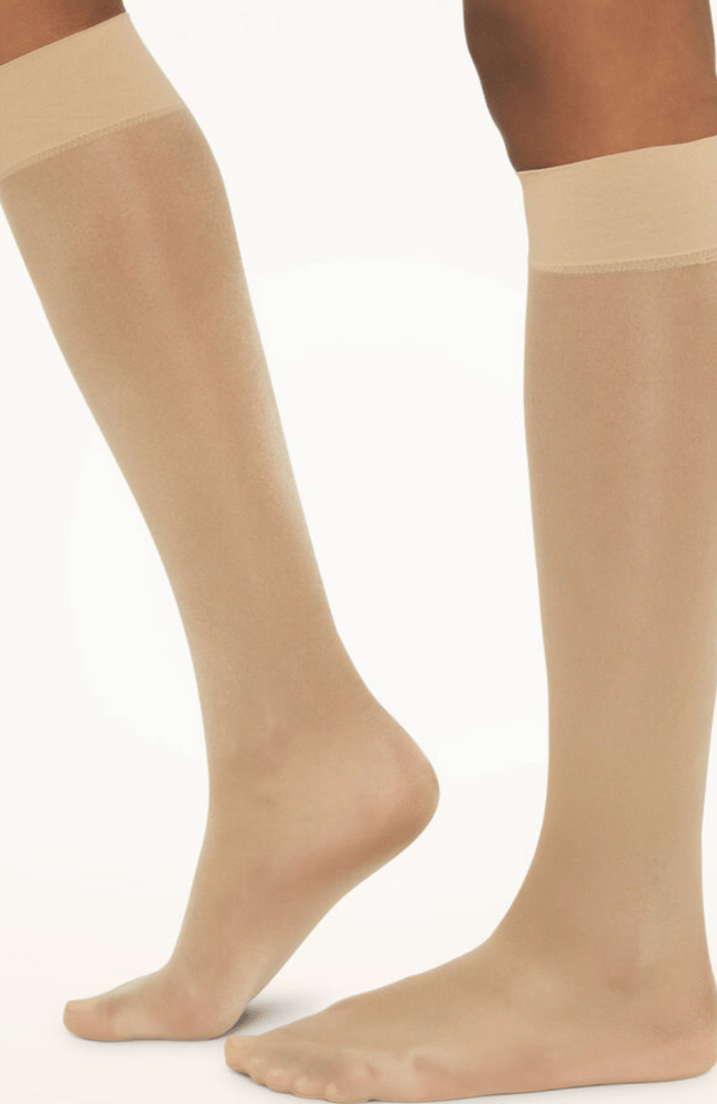 SATIN TOUCH 20 KNEE HIGHS COSMETIC-WOLFORD-FLOW BY NICOLE CANADA