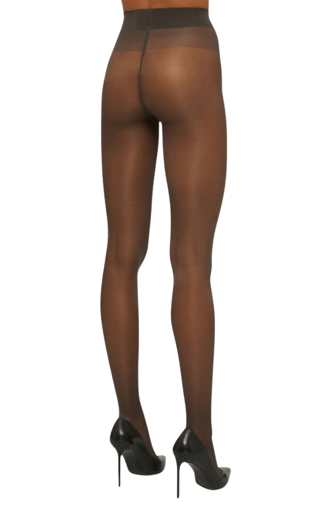 SATIN TOUCH 20 TIGHTS in NEARLY BLACK-WOLFORD-FLOW BY NICOLE CANADA