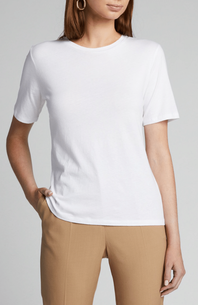 COTTON SILK SEMI RELAXED CREW BLANC-TOPS UNDER 200.00-MAJESTIC FILATURES-FLOW by nicole